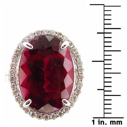 Kabella 18k White Gold Pink Tourmaline 3/5ct TDW Diamond Ring (G-H, SI1-SI2)