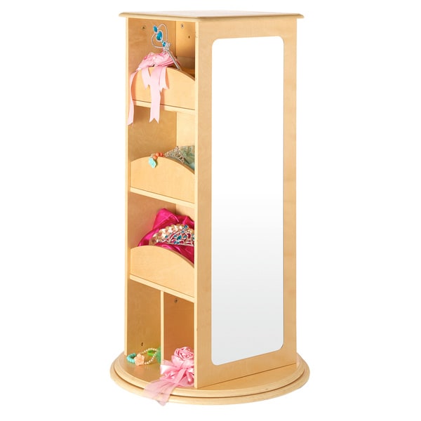 Guidecraft Natural Rotating Dress up Storage Unit   17552926