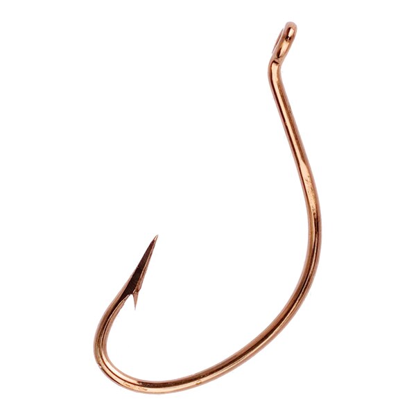 Eagle Claw Lazer Kahle Up Eye Offset Hook Bronze Size 4/0 (Per 8)