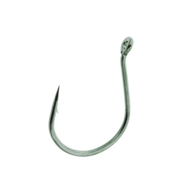 Eagle Claw Lazer Wide Gap Wacky Worm Hook Platinum Black Size 3/0 (Per 5)