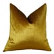 preview thumbnail 1 of 0, Plutus Lumiere Bronze Handmade Throw Pillow Medium - 18 x 18