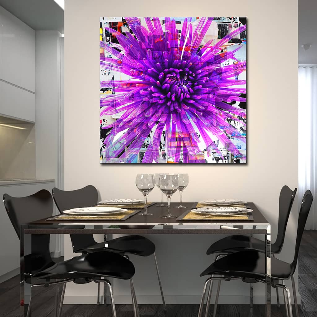 Ready2HangArt 'Painted Petals LXVIII' Floral Canvas Wall Art