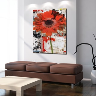 Ready2HangArt 'Painted Petals LXX' Floral Canvas Wall Art