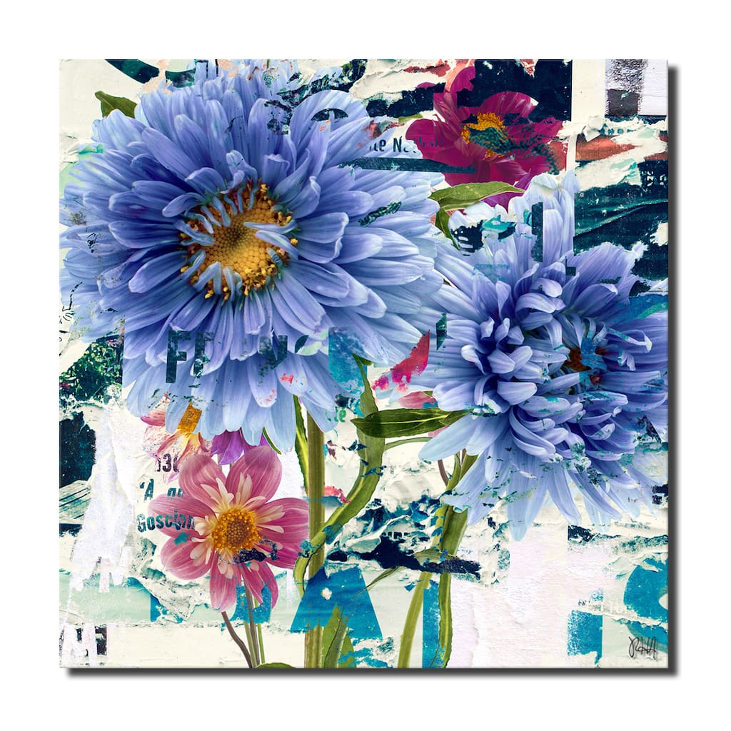 Ready2HangArt 'Painted Petals LXVI' Floral Canvas Wall Art