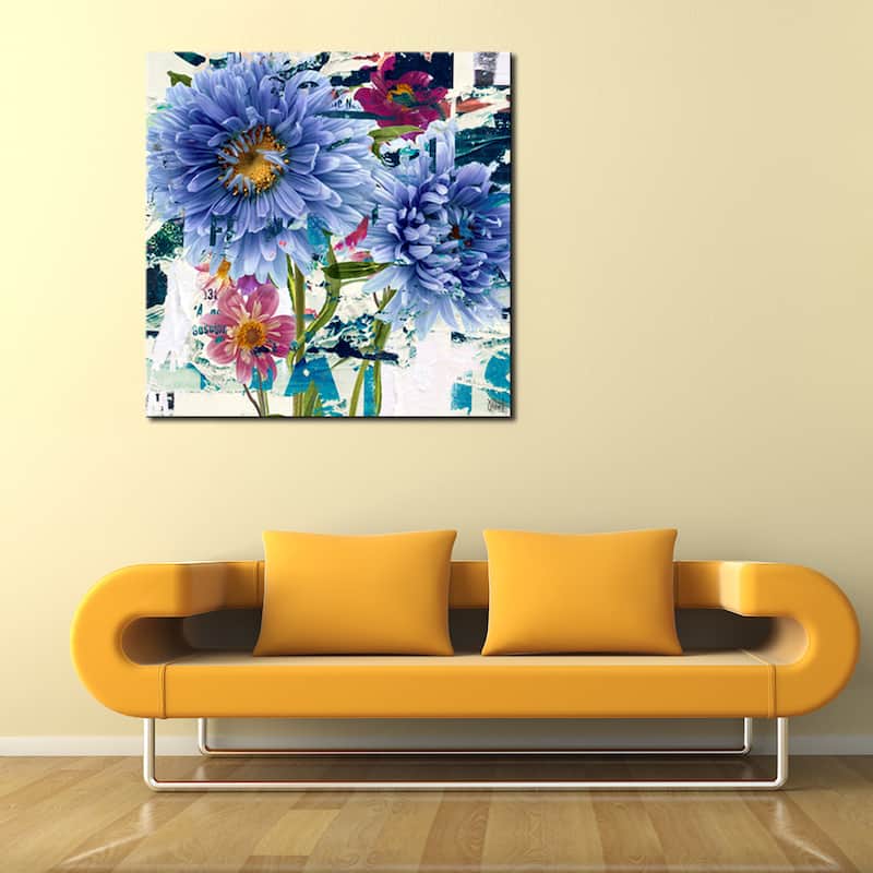 Ready2HangArt 'Painted Petals LXVI' Floral Canvas Wall Art