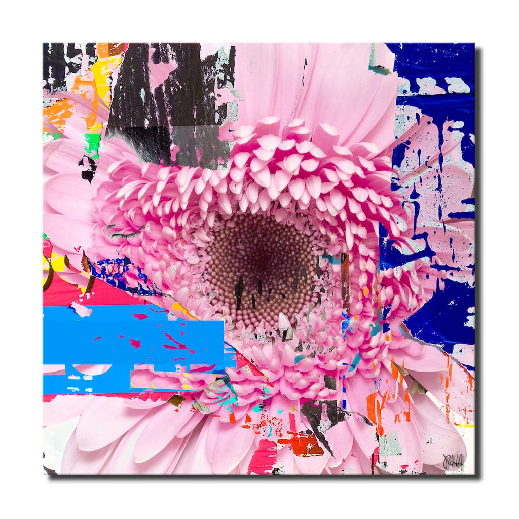 Ready2HangArt 'Painted Petals LXXV' Floral Canvas Wall Art