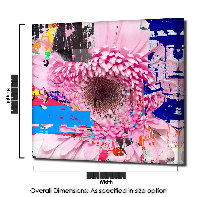 Ready2HangArt 'Painted Petals LXXV' Floral Canvas Wall Art