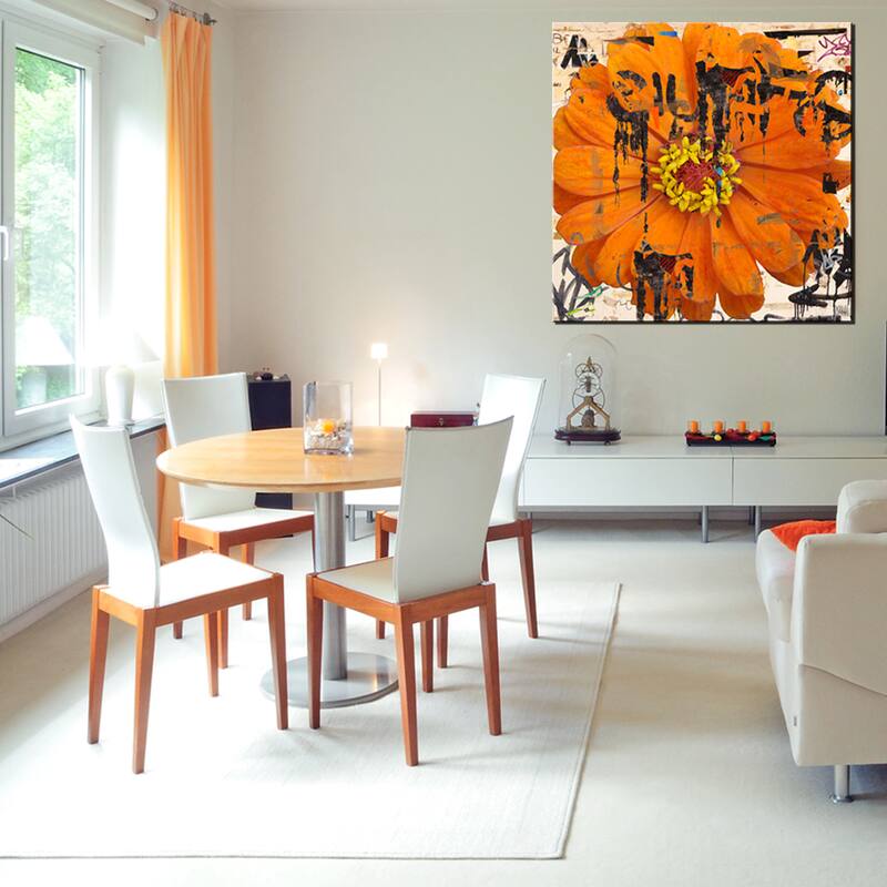 Ready2HangArt 'Painted Petals LXXVI' Floral Canvas Wall Art