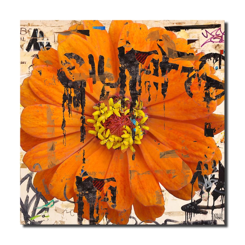Ready2HangArt 'Painted Petals LXXVI' Floral Canvas Wall Art