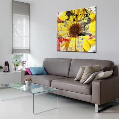 Ready2HangArt 'Painted Petals LXXIX' Floral Canvas Wall Art