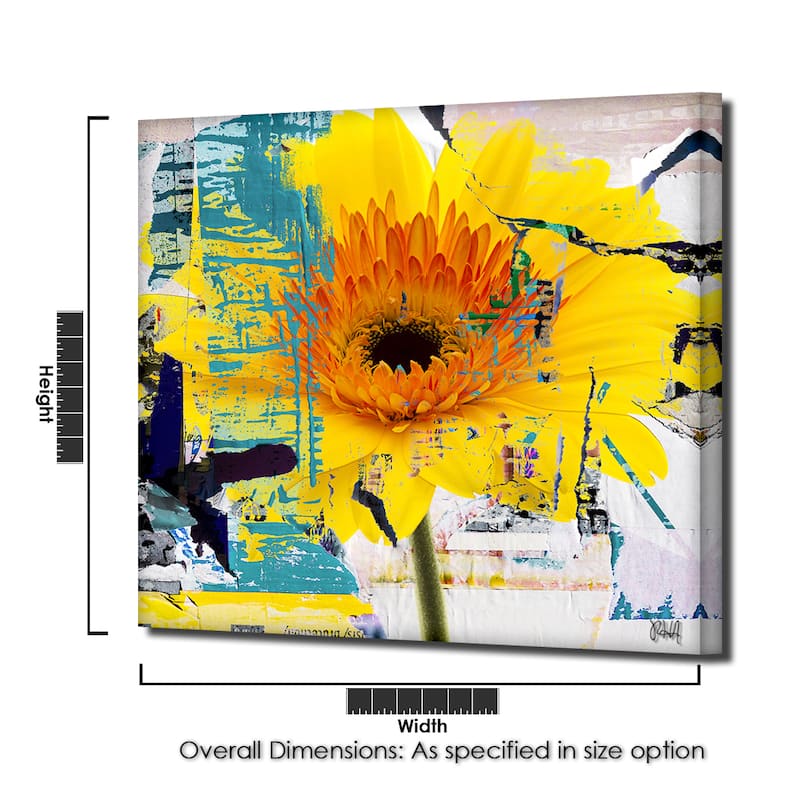 Ready2HangArt 'Painted Petals LXXXIII' Canvas Wall Art