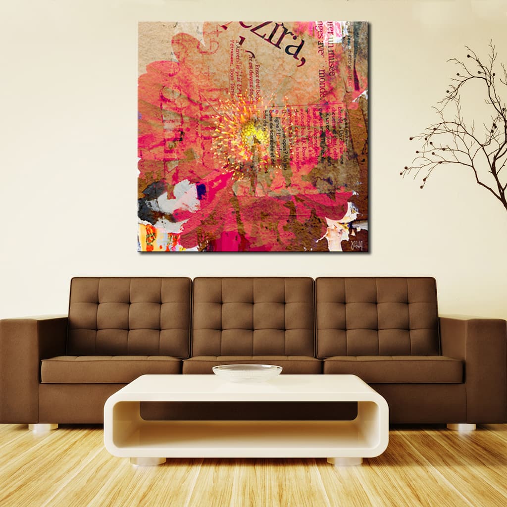 Ready2HangArt 'Painted Petals LXXXV' Floral Canvas Wall Art