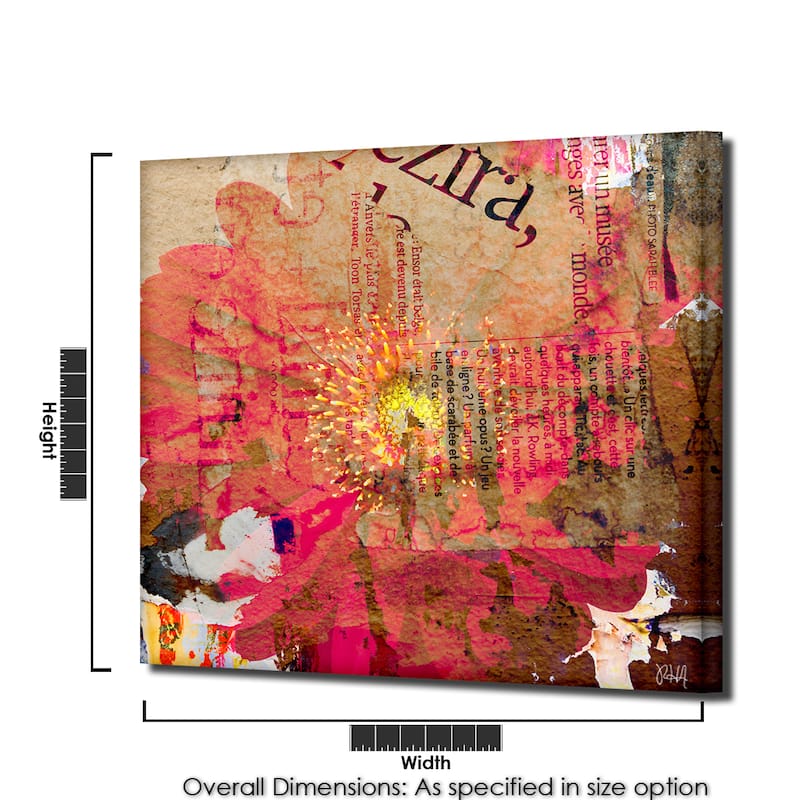 Ready2HangArt 'Painted Petals LXXXV' Floral Canvas Wall Art
