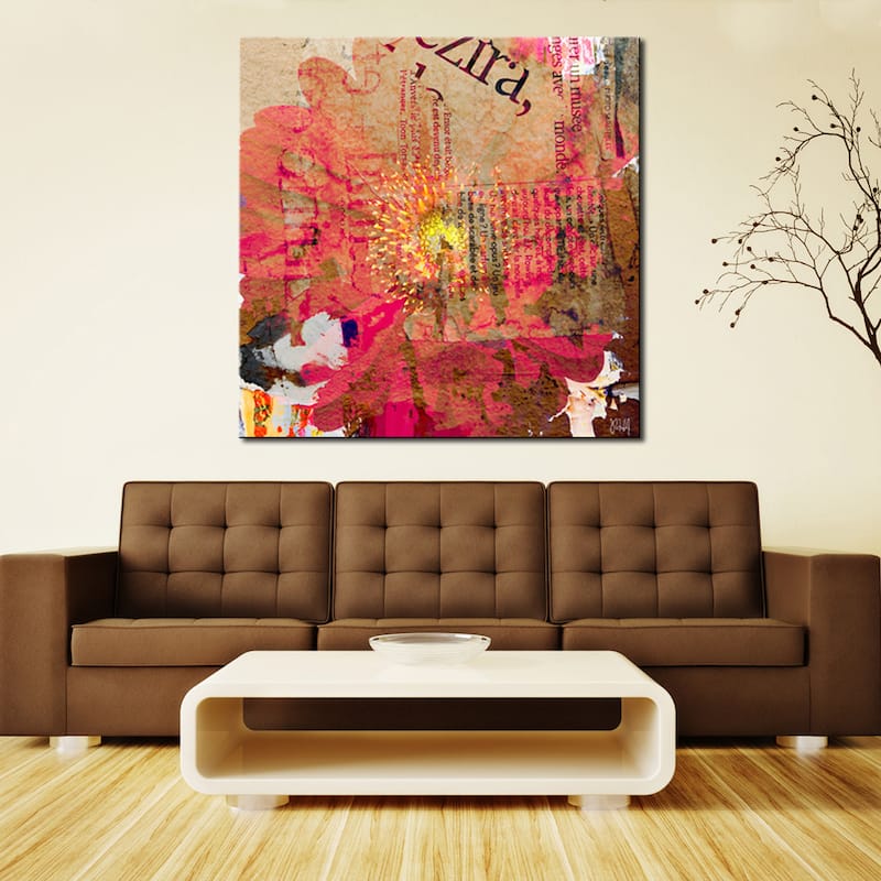 Ready2HangArt 'Painted Petals LXXXV' Floral Canvas Wall Art