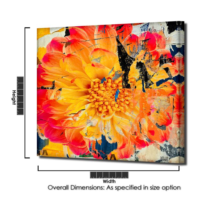 Ready2HangArt 'Painted Petals LXXXIV' Canvas Art