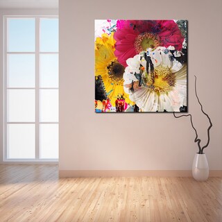 Ready2HangArt 'Painted Petals LXXXVII' Floral Canvas Art