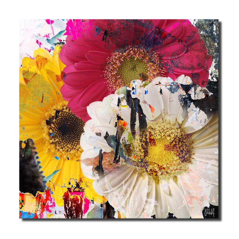 Ready2HangArt 'Painted Petals LXXXVII' Floral Canvas Art