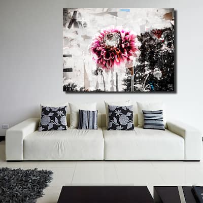 Ready2HangArt 'Painted Petals LXXXVIII' Floral Canvas Wall Art