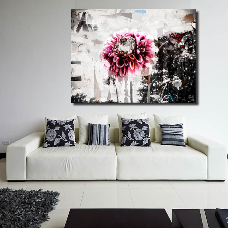 Ready2HangArt 'Painted Petals LXXXVIII' Floral Canvas Wall Art