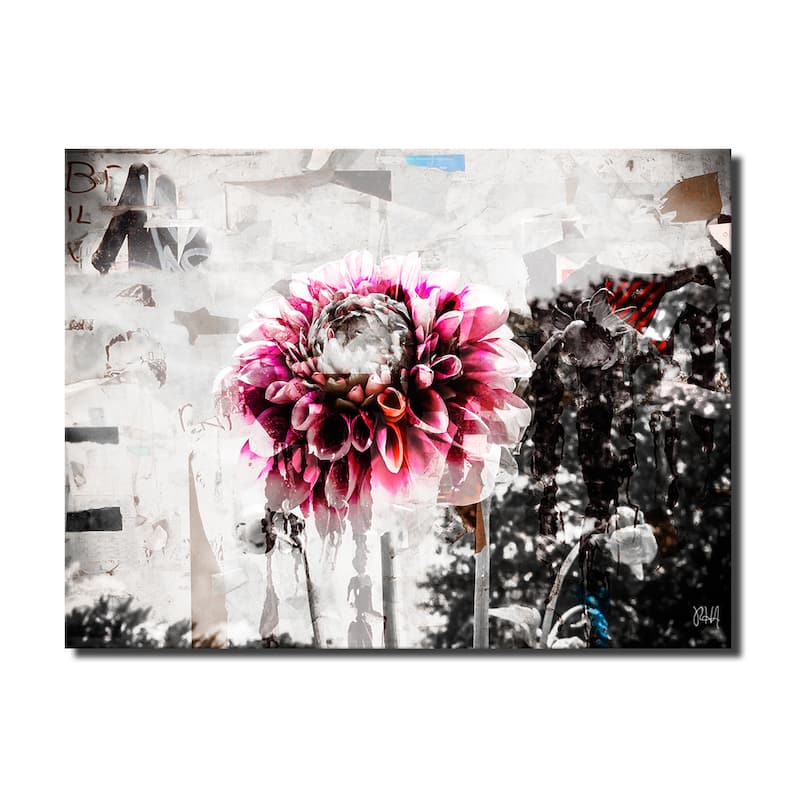 Ready2HangArt 'Painted Petals LXXXVIII' Floral Canvas Wall Art