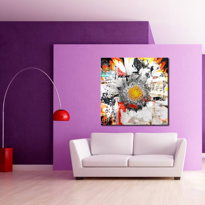 Ready2HangArt 'Painted Petals XCII' Floral Canvas Wall Art