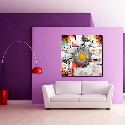 Ready2HangArt 'Painted Petals XCII' Floral Canvas Wall Art