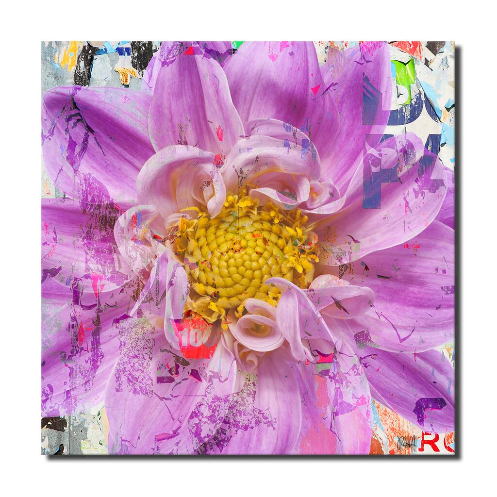 Ready2HangArt 'Painted Petals XCII' Floral Canvas Wall Art