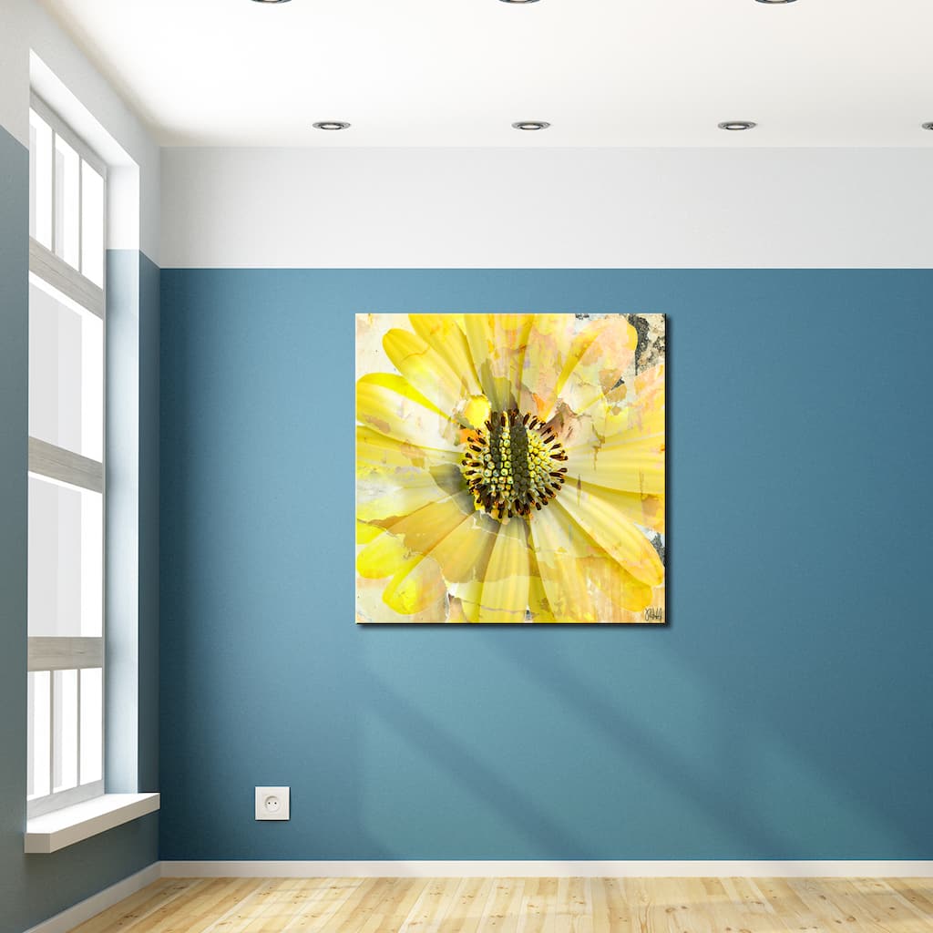 Ready2HangArt 'Painted Petals XCV' Floral Canvas Wall Art