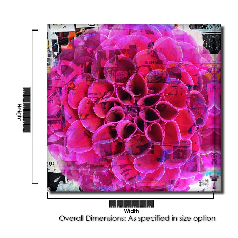 Ready2HangArt 'Painted Petals XCIII' Canvas Wall Art