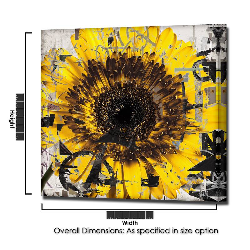 Ready2HangArt 'Painted Petals CIII' Floral Canvas Wall Art