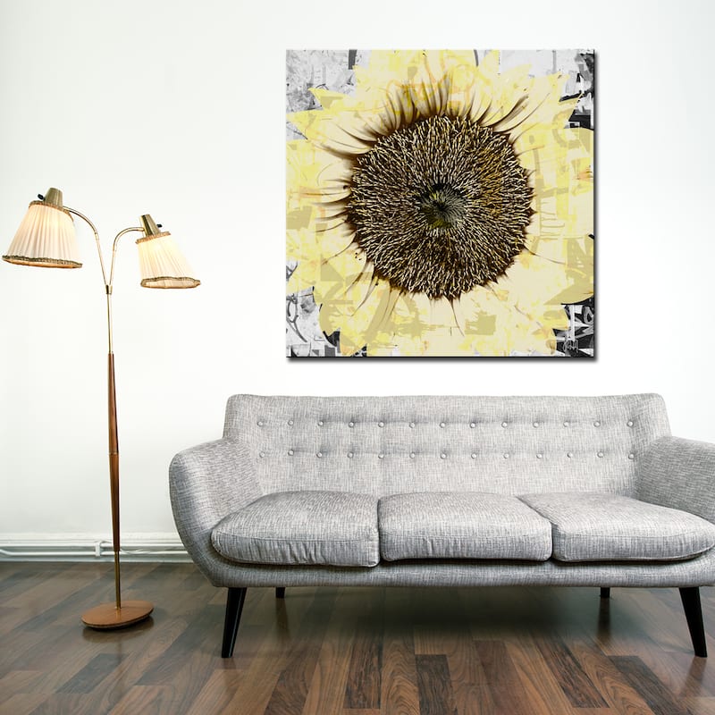 Ready2HangArt 'Painted Petals CIV' Floral Canvas Wall Art