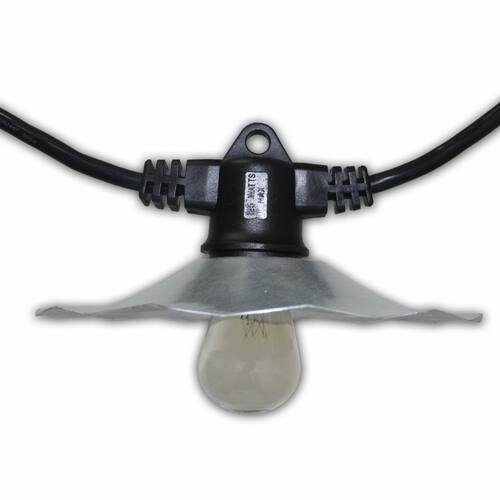 35-foot European Cafe Lights with Clear Bulbs