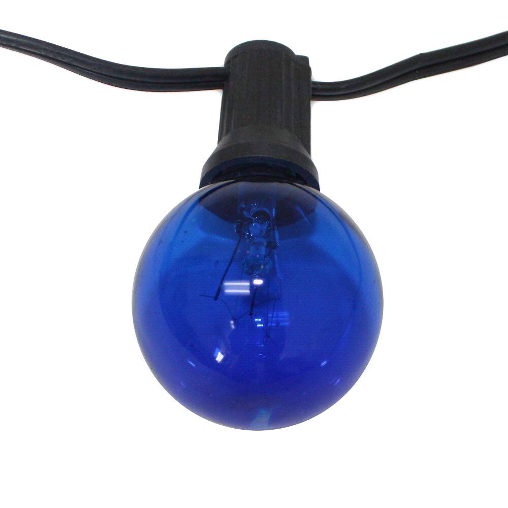 25-foot Party Light Strings with Cobalt Blue Bulb