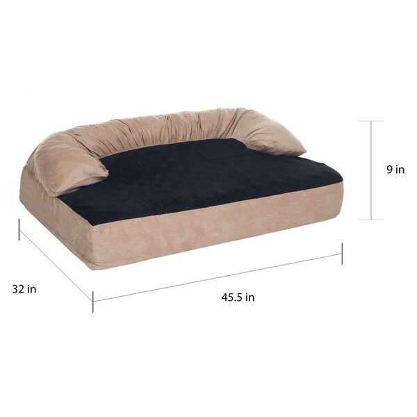 top paw orthopedic luxurious sofa bed