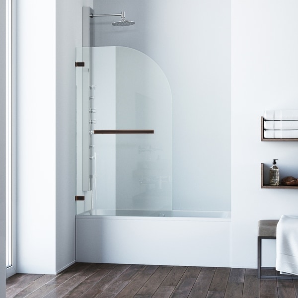 VIGO Orion Clear Bathtub Door