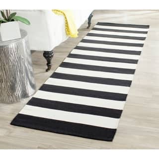 10 Runner Hand Woven Rugs Find Great Home Decor Deals Ping Safavieh Hand Woven Montauk Black Ivory Cotton Rug 2 3