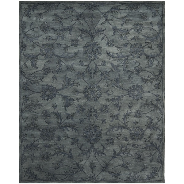 Safavieh Handmade Antiquity Grey/ Multi Wool Rug - 9' x 12'