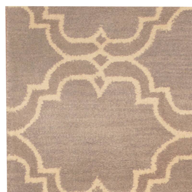 Handmade Tibetan Wool Runner (India) - 2' x 6'
