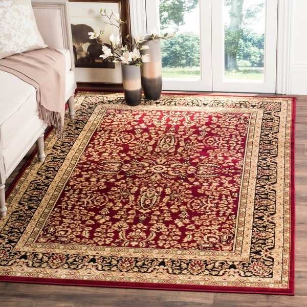 Safavieh Lyndhurst Traditional Oriental Red/ Black Rug - 10' x 14'