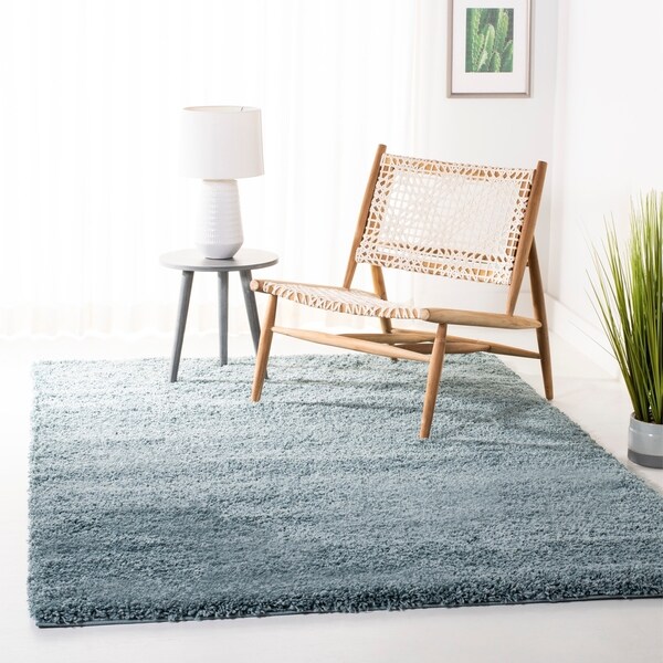 Safavieh California Cozy Plush Light Blue Shag Rug - 8'6" x 12'
