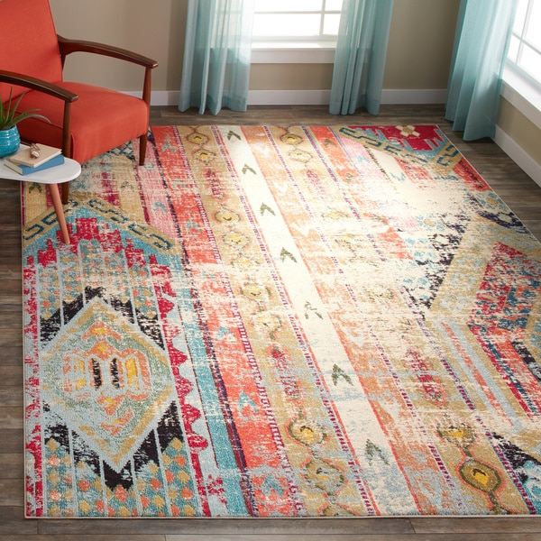 Safavieh Monaco Vintage Bohemian Multicolored Distressed Rug - 8' x 11'