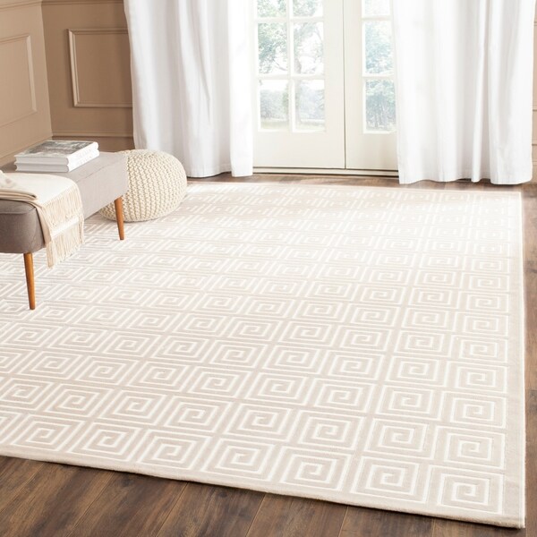 Shop Safavieh Paradise Modern Cream/ Cream Viscose Rug 8' x 10