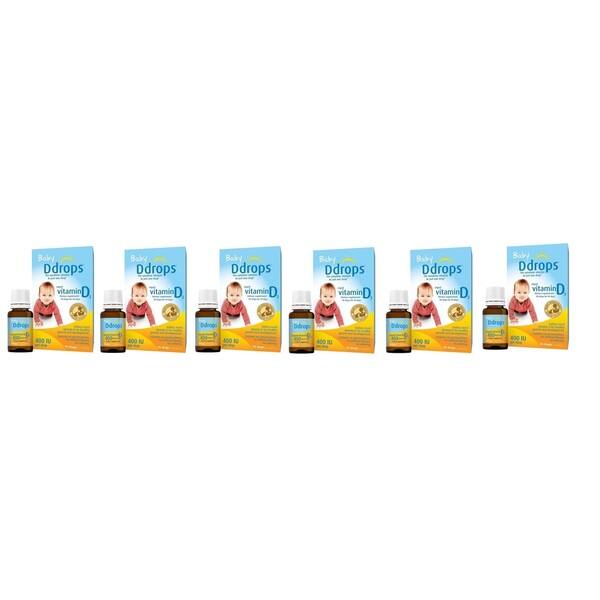 Baby D Drops Liquid Vitamin D3 400 Iudrop Pack Of 6