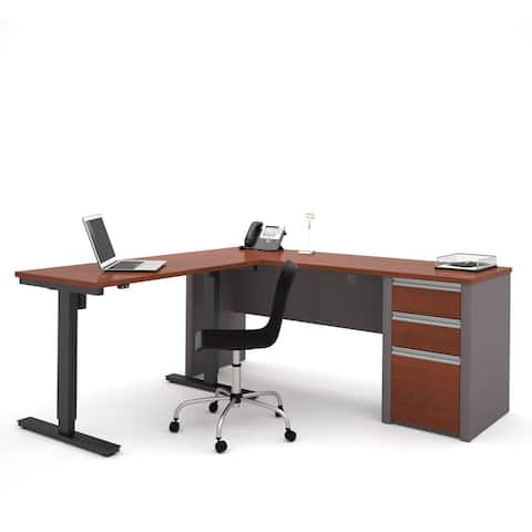 Bestar Connexion L-Desk including Electric Height Adjustable Table