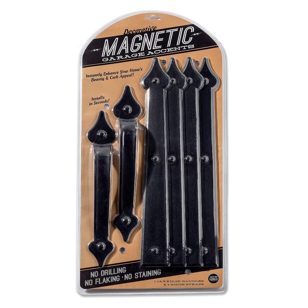 Cre8tive Hardware Classic Spade Magnetic Garage Door Hardware Set