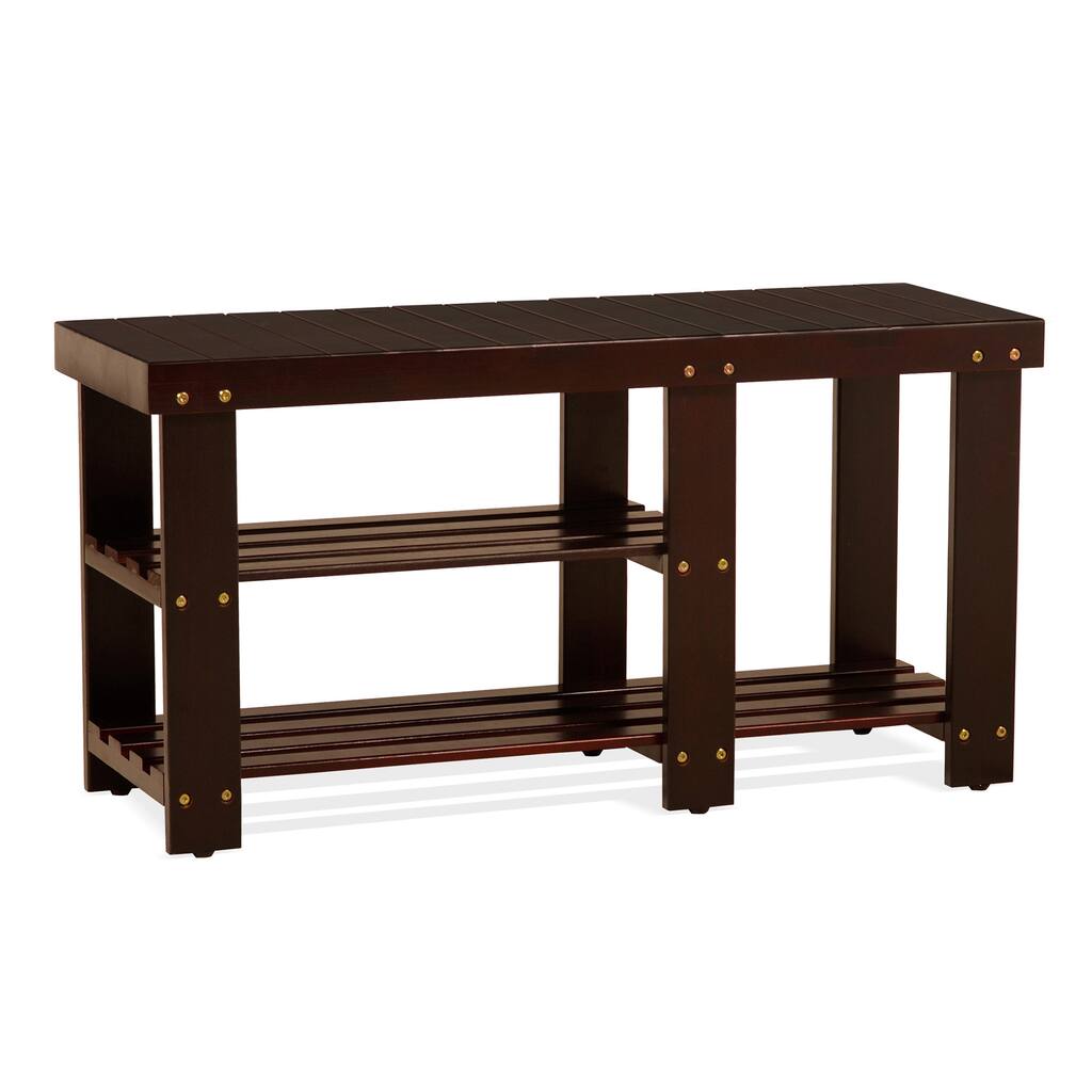 Shoes & Boots Entryway Storage Bench