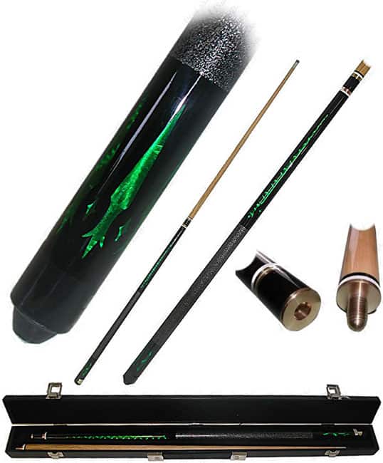 Emerald Green Designer Wooden Pool/Billiard Stick (58 Inches)