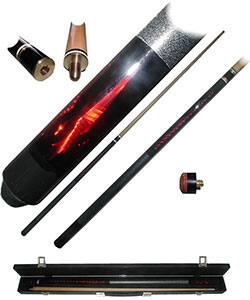Ruby Red Designer Pool Stick