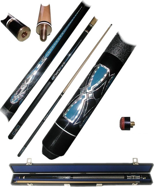 Blue Majestic Designer Pool Stick