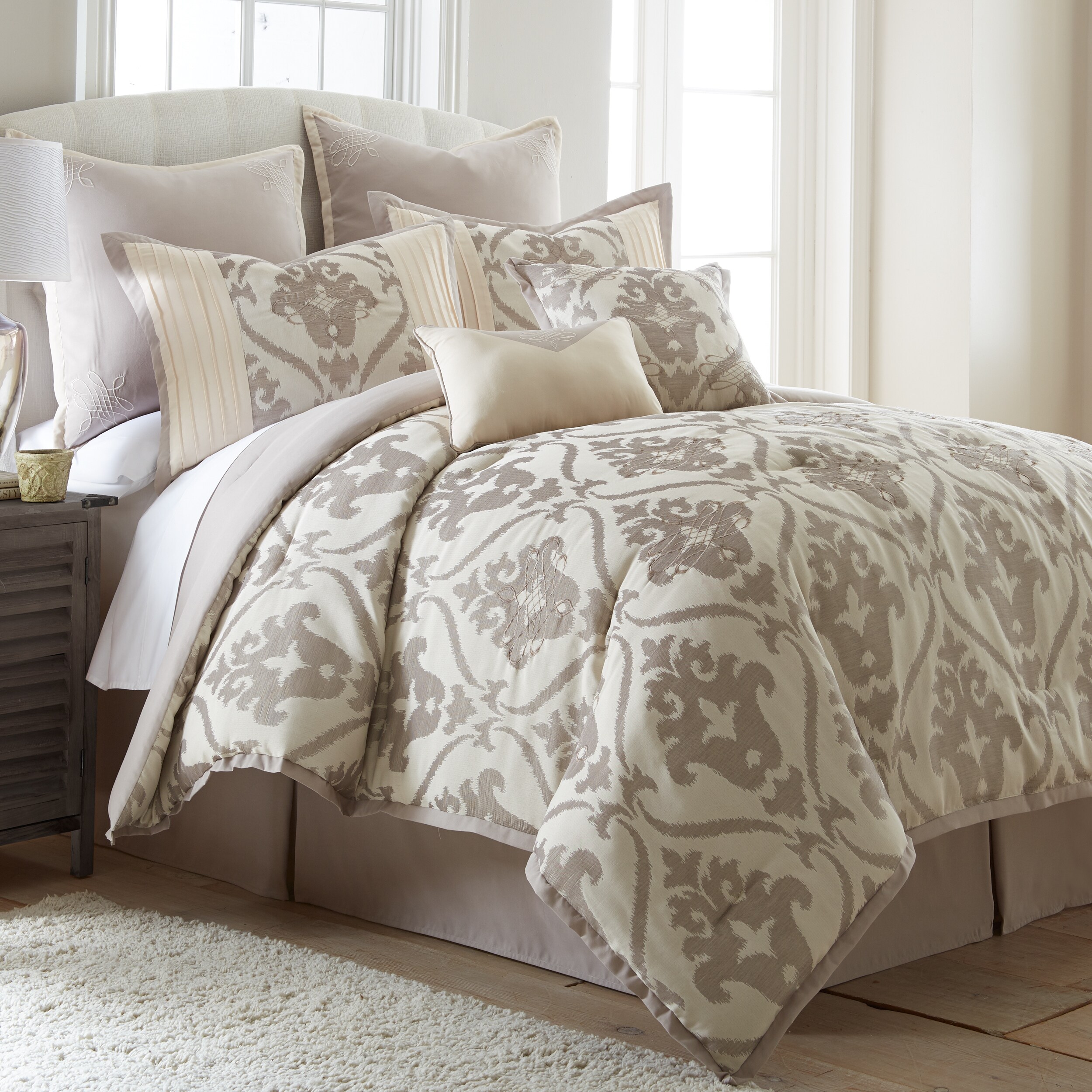 Shop Modern Threads Sofia 8 Piece Embroidered Comforter Set On